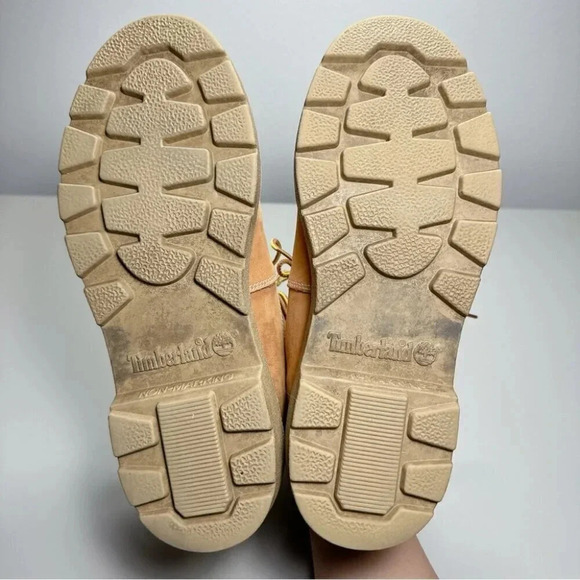 Timberland Size 6 Leather Youth Boys  Wheat Nubuck Chukka Boots - Picture 7 of 16